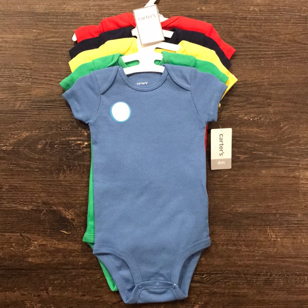5 pack of Carter’s onesies
